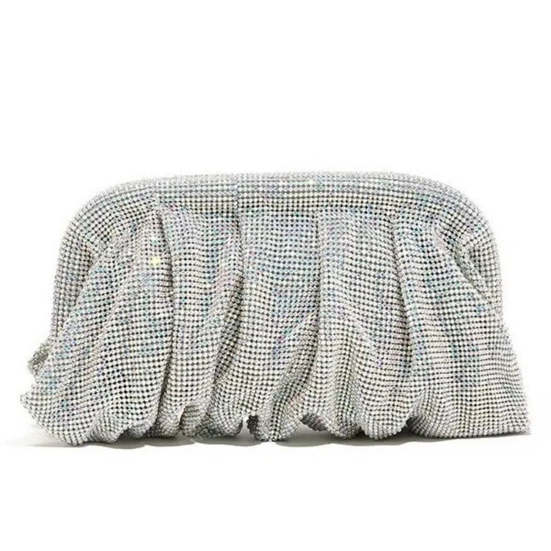 Glamorous Rhinestone Pearl Evening Bag for Women | Elegant Stage Performance Clutch | Sparkly Prom Wedding Party Purse 럭셔리 클러치백