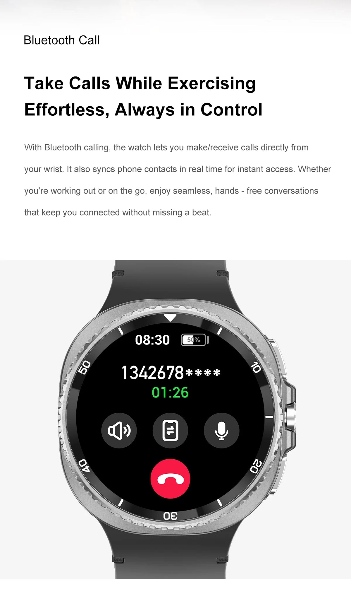 Clone Version For Galaxy Watch8 Classic GPS NFC Smart Watch 46mm AMOLEL BT Call 3ATM Waterproof Galaxy 7 Upgraded Smartwatch Men