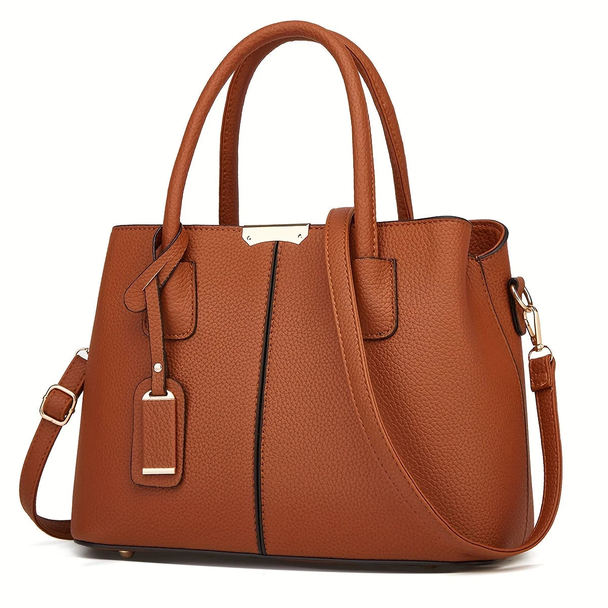 2024 new European and American foreign trade women bag lychee pattern fashion handbag shoulder bag oblique span bag