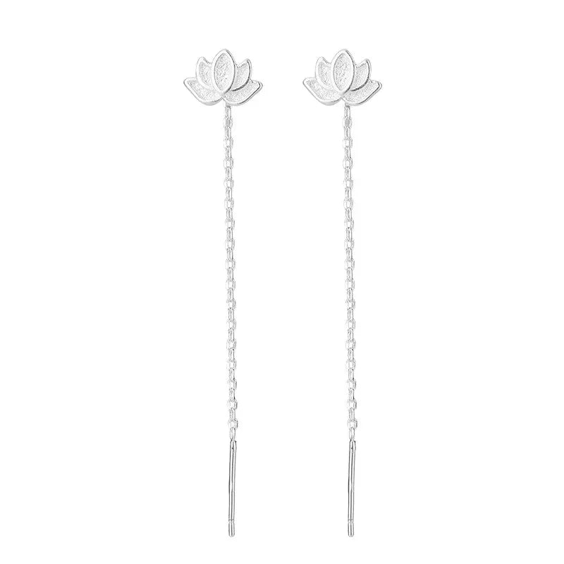 French Luxury Sweet Romantic Long Zircon Tassel Twisted Earrings for Women Temperament Wedding  Banquet Jewelry Gift