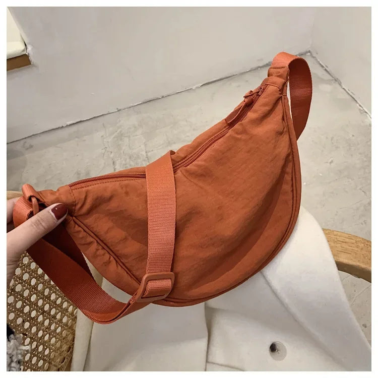 Casual Nylon Crossbody Bag for Women Designer Shoulder Bags Large Capacity Tote Lady Travel Shopper Bag Female Purses 2024