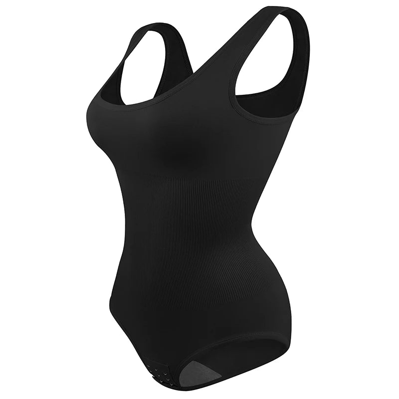 Bodysuit Shapewear - Tummy Control Butt Lifter Low Neck Jumpsuit