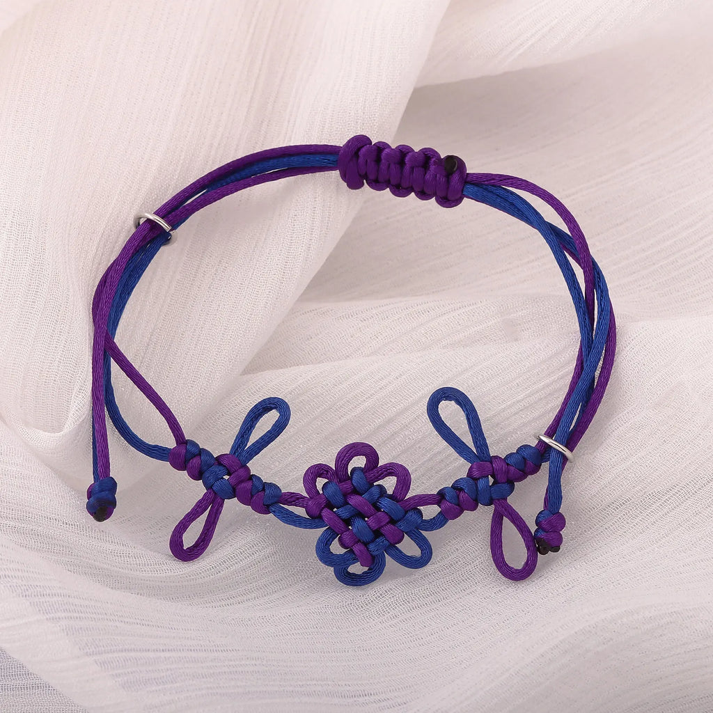 Anime KPop Demon Hunters HUNTR/X Rumi Bracelet Cosplay Props Chinese knot Bracelet Men Women Rope Pendant Jewelry Accessories