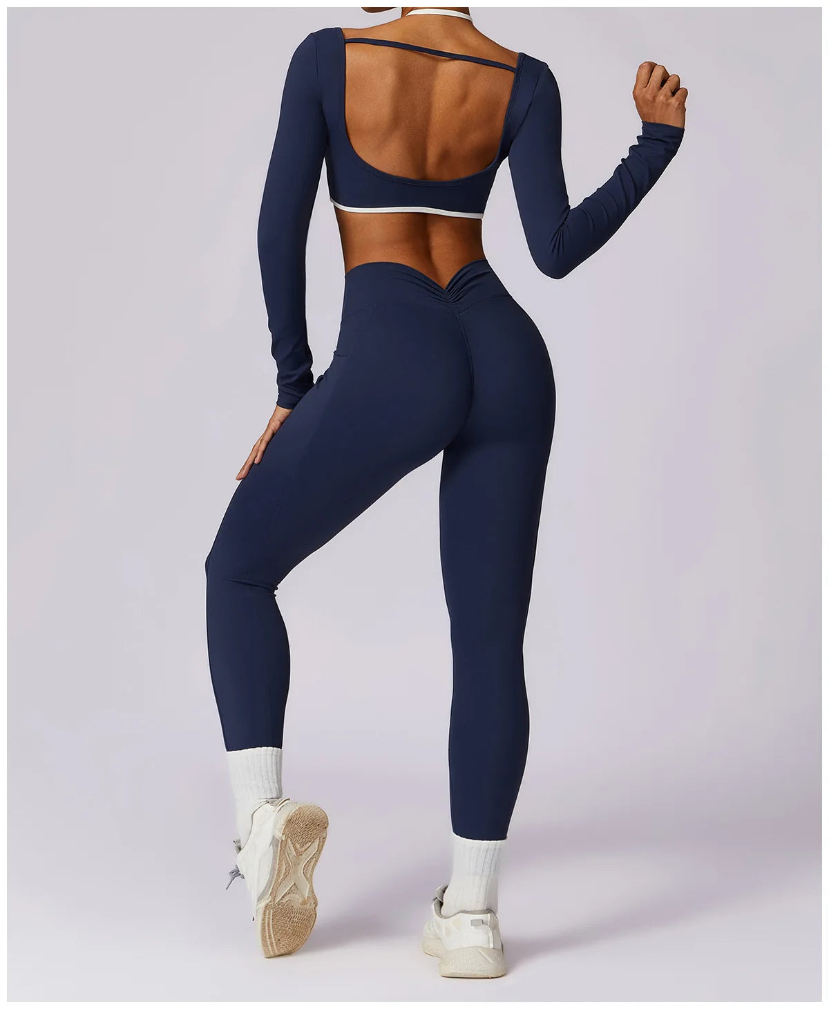 2Pcs Gym Set Women Workout Backless Yoga Suit Women Quick Dry Running Legging Fitness Bra Short-sleeved Shirt Sports Suit Female