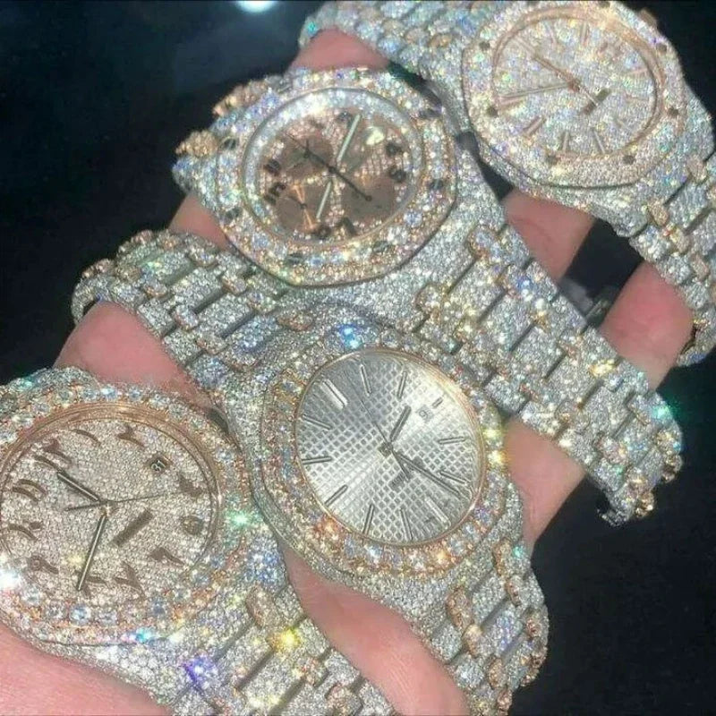 Luxury Rhinestone Watch Women - Sparkling Quartz Stainless Steel Gift