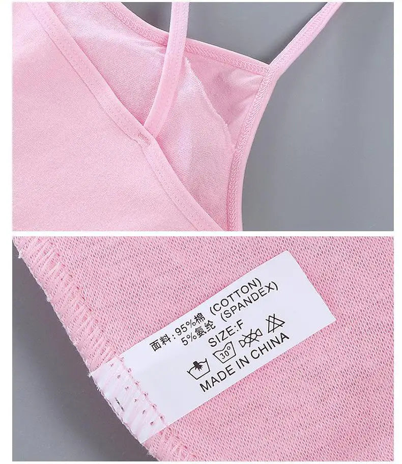 Teenage Girls Training Bras - Cotton Soft Sports Bra 8-16 Years