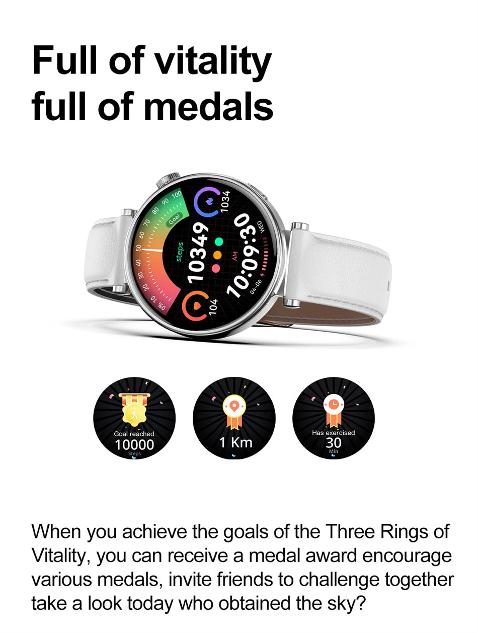 2025 New For Original HUAWEI Watch GT5 Mini Women Smartwatch GPS motion trail NFC 466*466 HD Full screen touch Ladies Smartwatch
