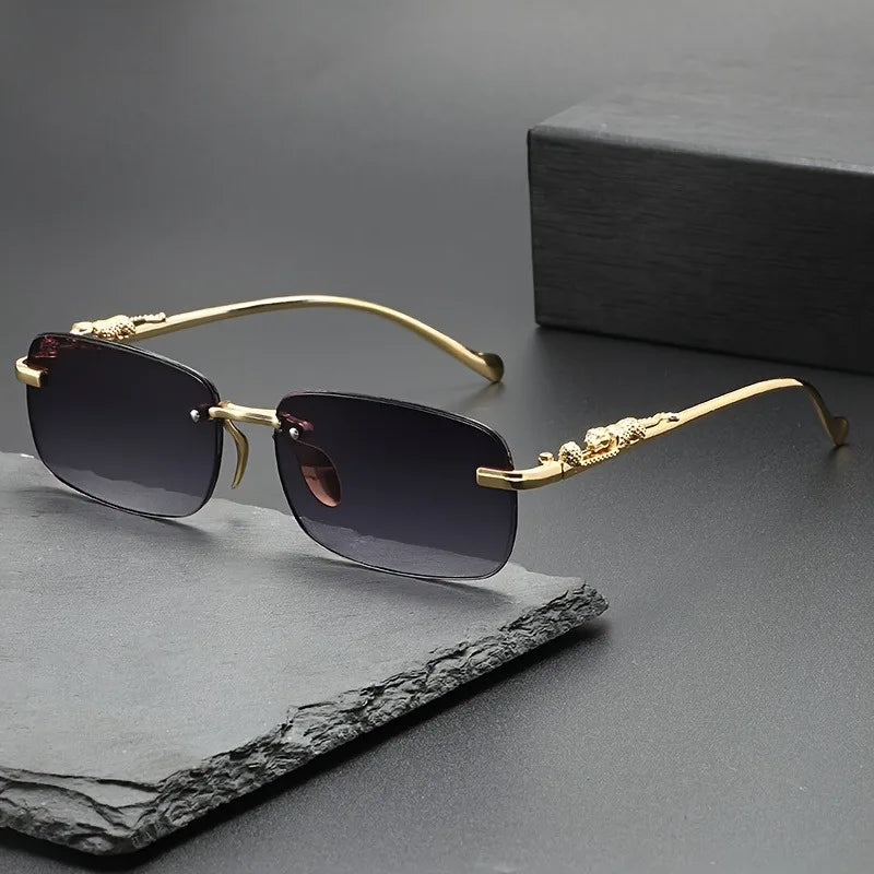 Perfect Fashion Leopard Sports Glasses - Unframed Holiday Party UV400