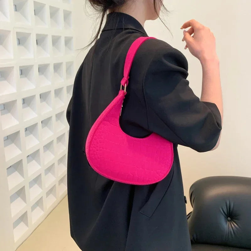 Women Top-handle Bags Autumn Winter Fashion Bag New Fashion Shoulder Bag Portable Women's Bag Bolso Mujer Handbags Felt