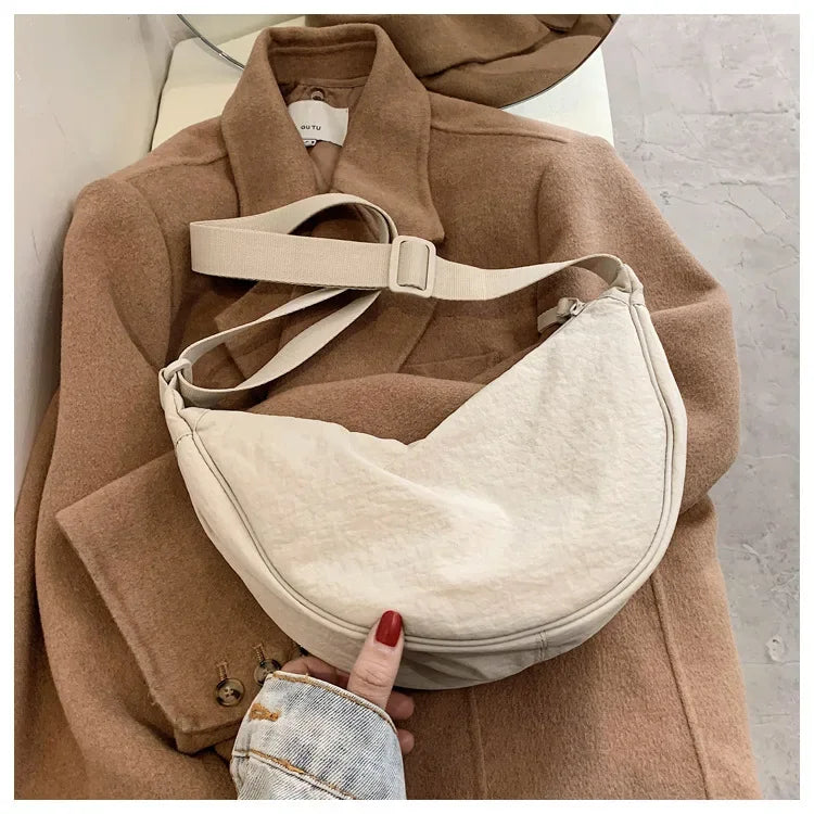 Casual Nylon Crossbody Bag for Women Designer Shoulder Bags Large Capacity Tote Lady Travel Shopper Bag Female Purses 2024