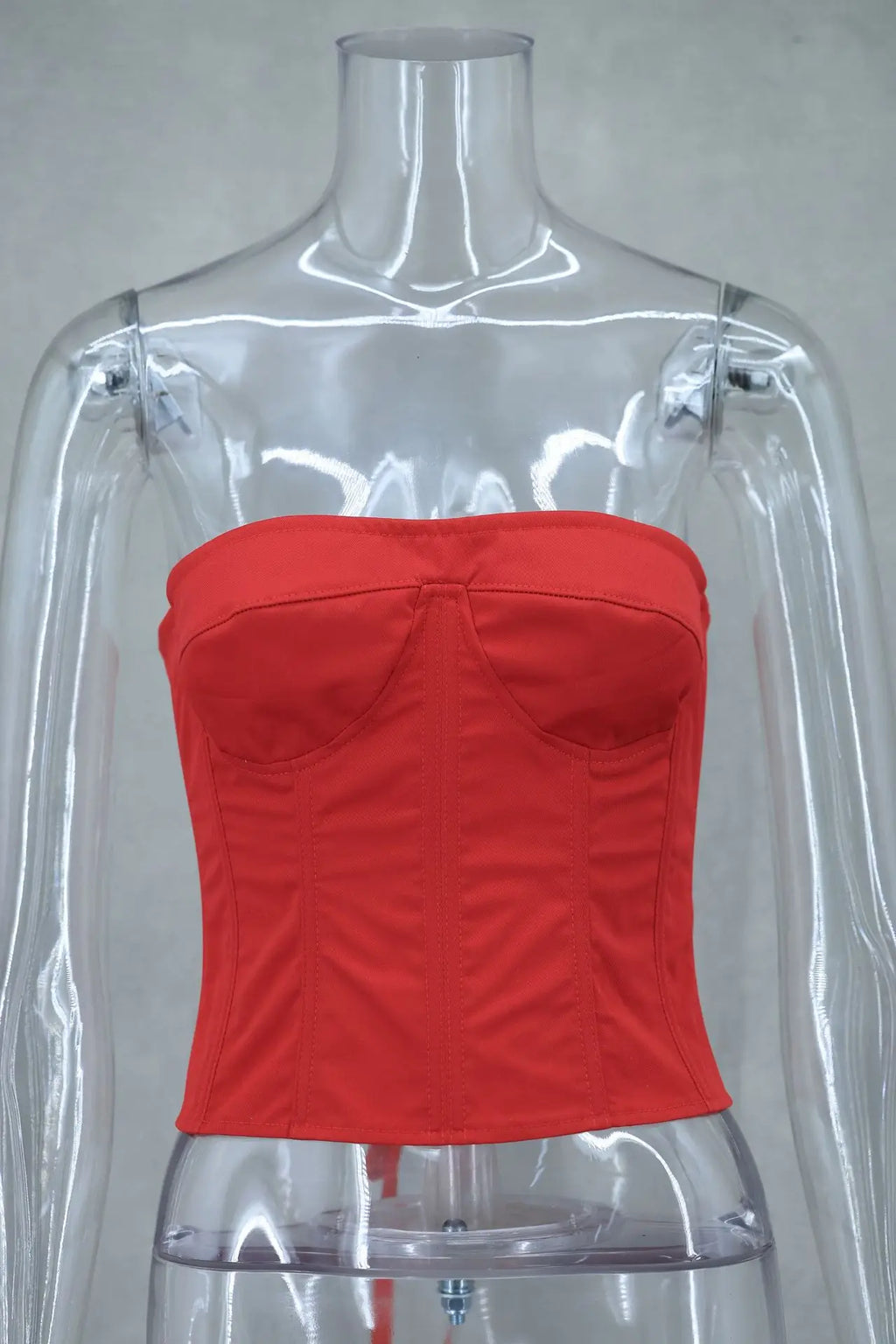 Mingmingxi Winter Strapless Sexy Cocktail Dress 2024 New Year Party Dresses Women 2024 Luxury Red Mini Lace Up Elegant Dress
