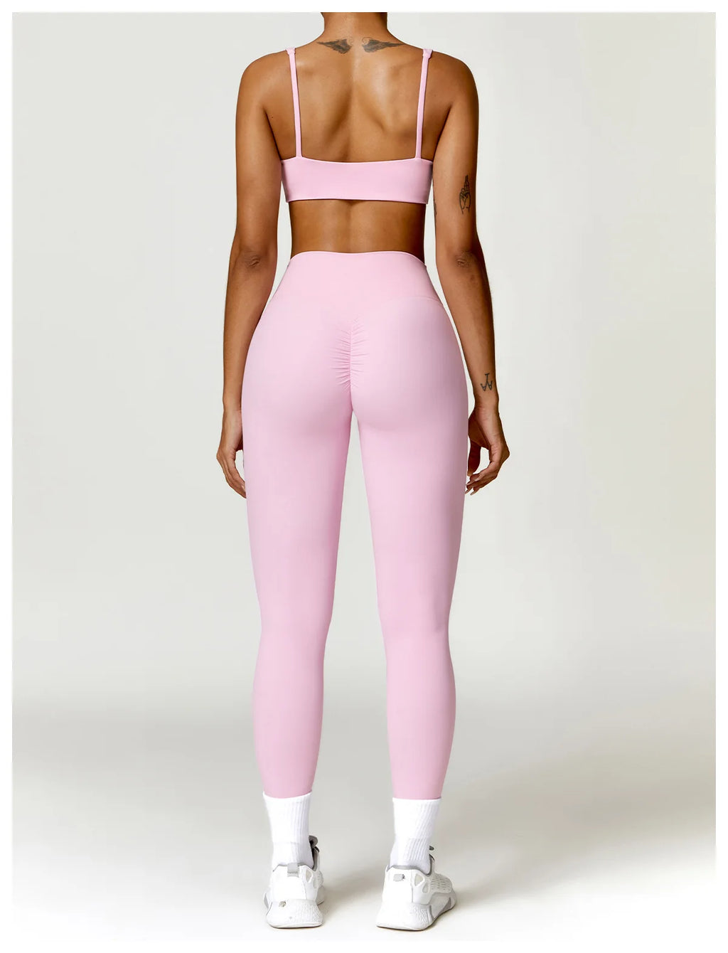 2PCS Yoga Set Women Gym Long Sleeve Sports Suits Fitness Bra Crop Top Workout Clothes Female Athletic Wear Legging Sportswear