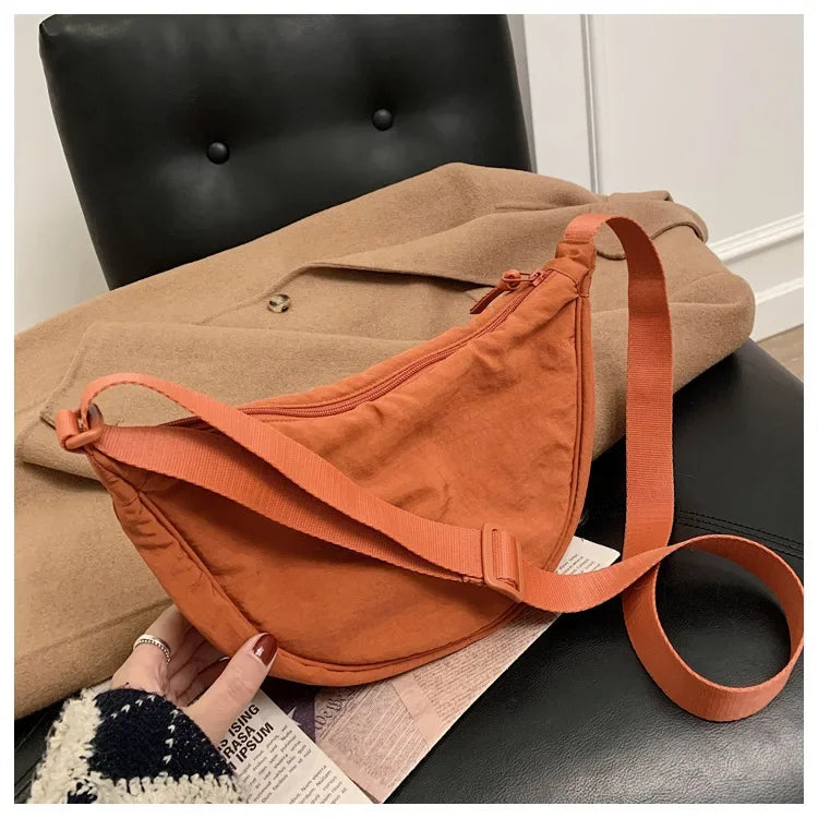 Casual Nylon Crossbody Bag for Women Designer Shoulder Bags Large Capacity Tote Lady Travel Shopper Bag Female Purses 2024