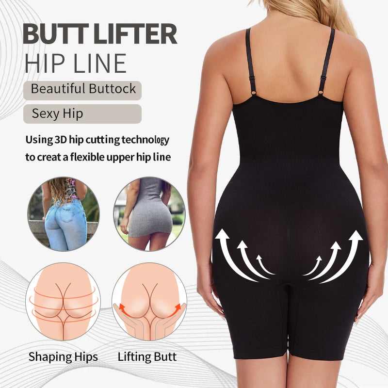Bodysuit Shapewear - Full Body Shaper Waist Trainer Butt Lifter