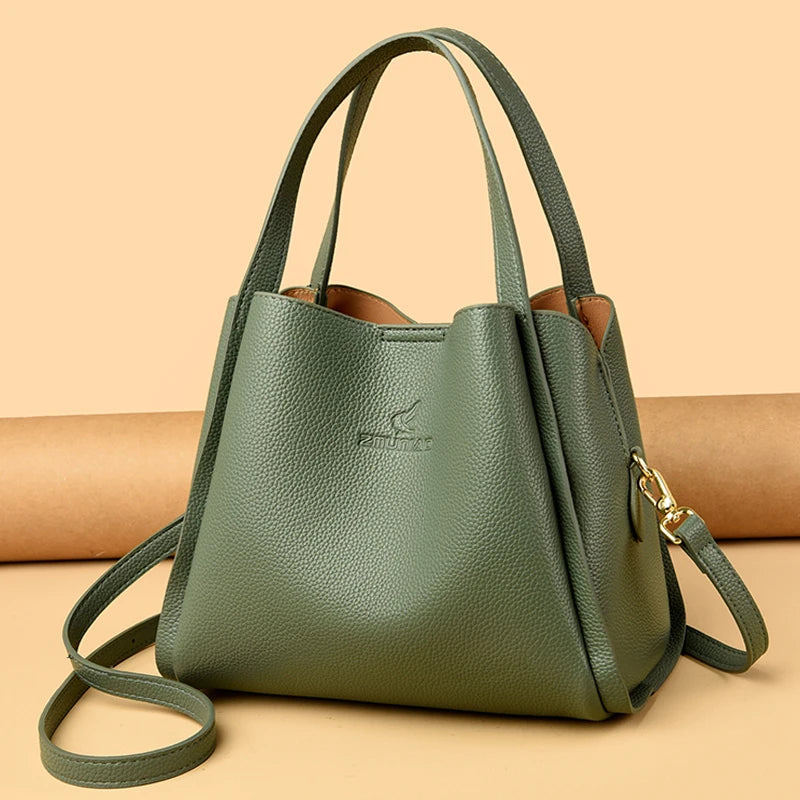 Genuine Brand Tote Bag Leather Luxury Handbags Women Bags Designer Handbags High Quality Ladies Crossbody Hand Bags for Women