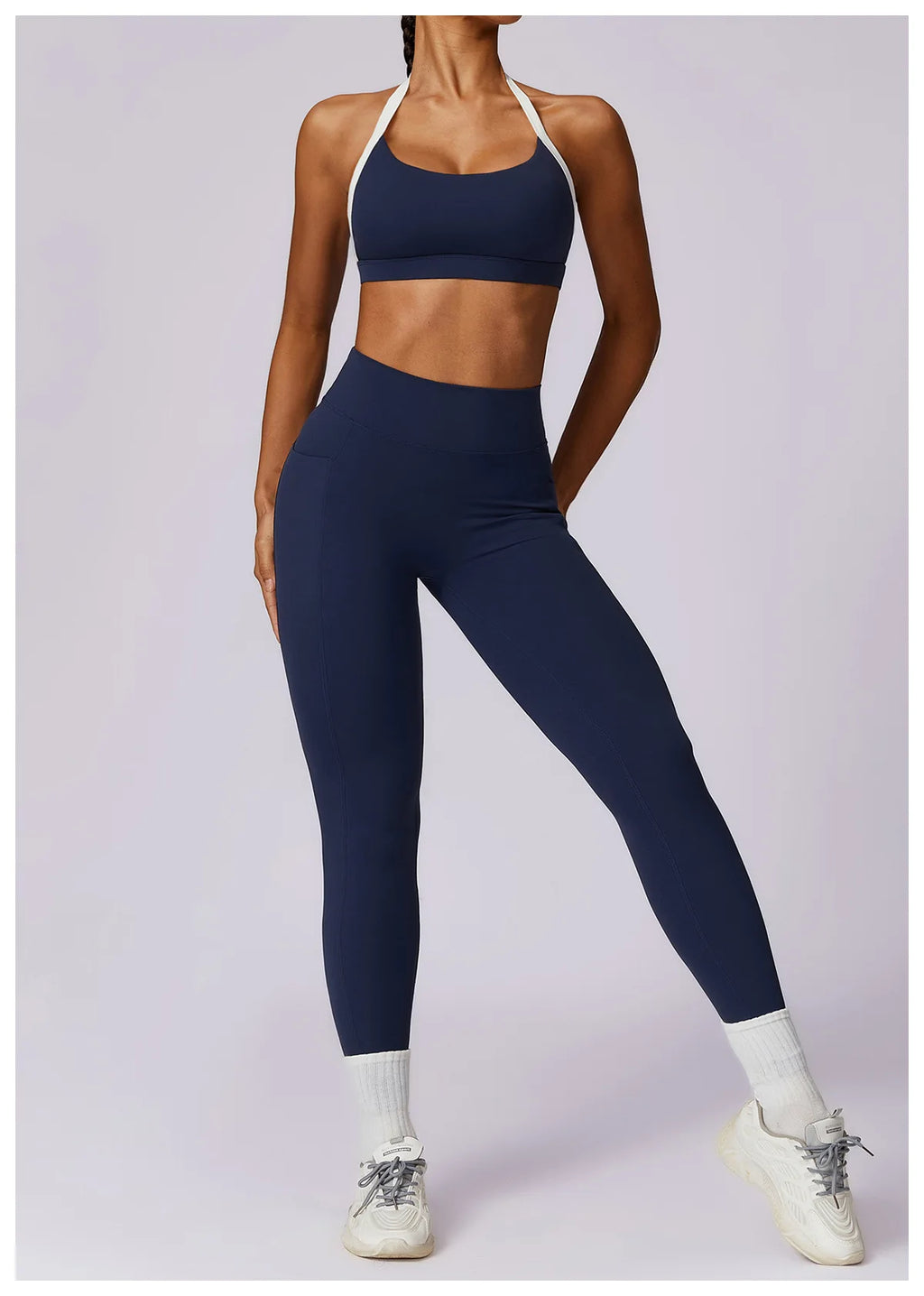 2Pcs Gym Set Women Workout Backless Yoga Suit Women Quick Dry Running Legging Fitness Bra Short-sleeved Shirt Sports Suit Female