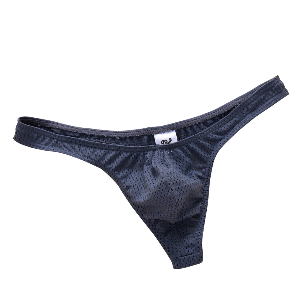 3 Pack Mens mesh thong briefs thongs sexy man underwear Sexy Gay Men Boys Jockstrap Underwear Sissy Panties Cueca Tanga Male