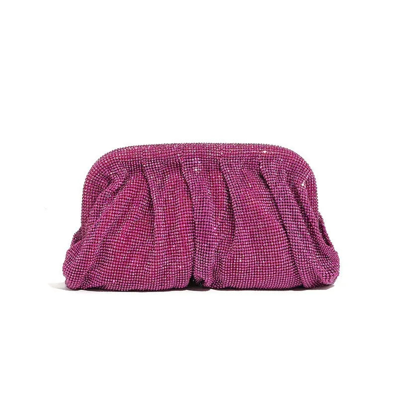 Glamorous Rhinestone Pearl Evening Bag for Women | Elegant Stage Performance Clutch | Sparkly Prom Wedding Party Purse 럭셔리 클러치백