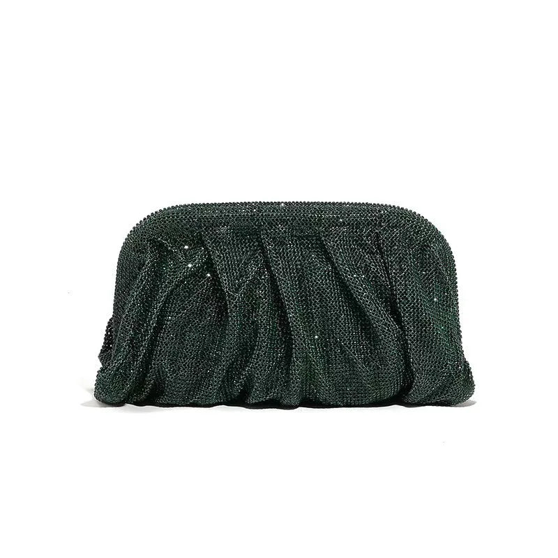 Glamorous Rhinestone Pearl Evening Bag for Women | Elegant Stage Performance Clutch | Sparkly Prom Wedding Party Purse 럭셔리 클러치백