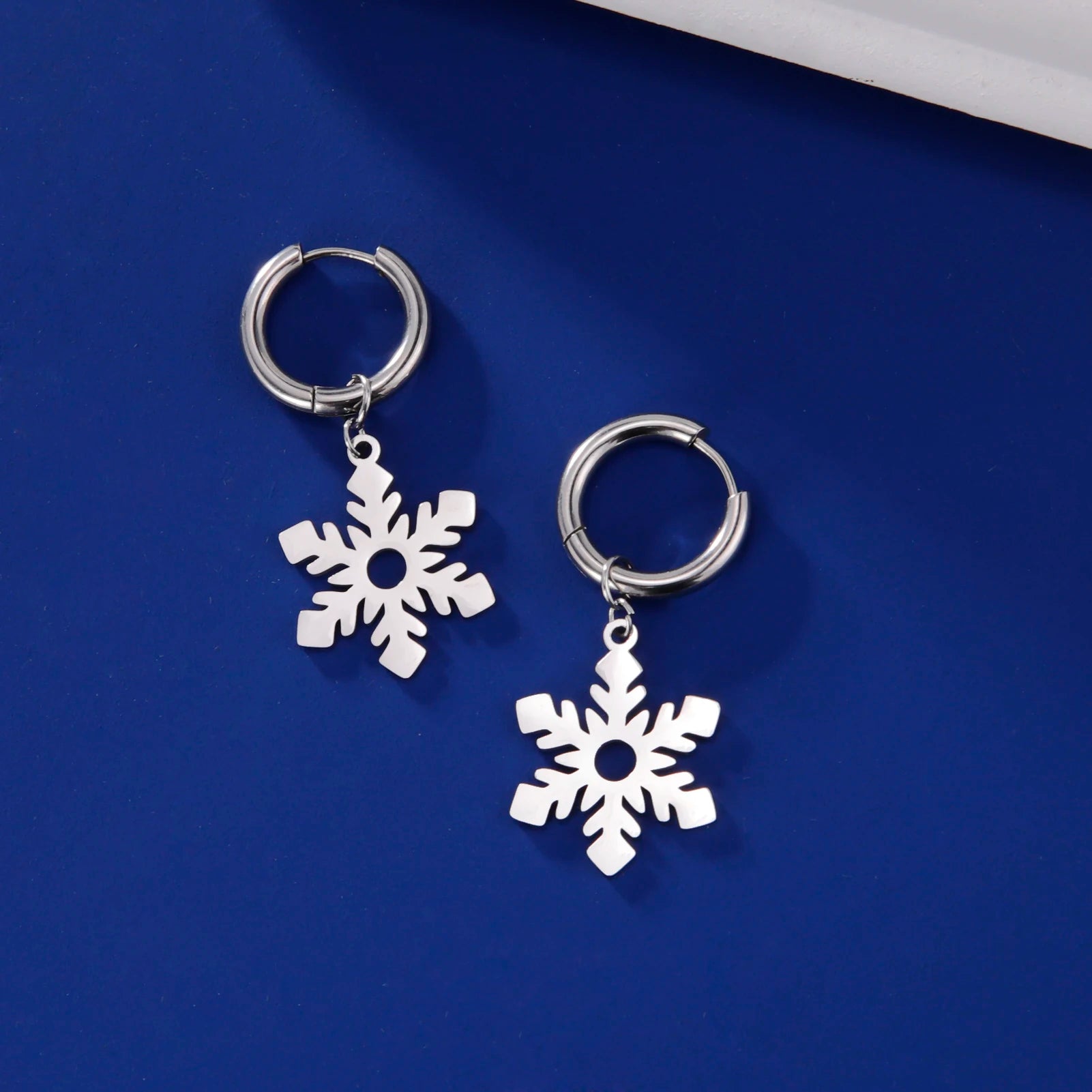 Lucktune Flower Clover Heart Drop Earrings Women Stainless Steel Star Sun Geometry Earrings 2025 New Fashion Kpop Jewelry Gift