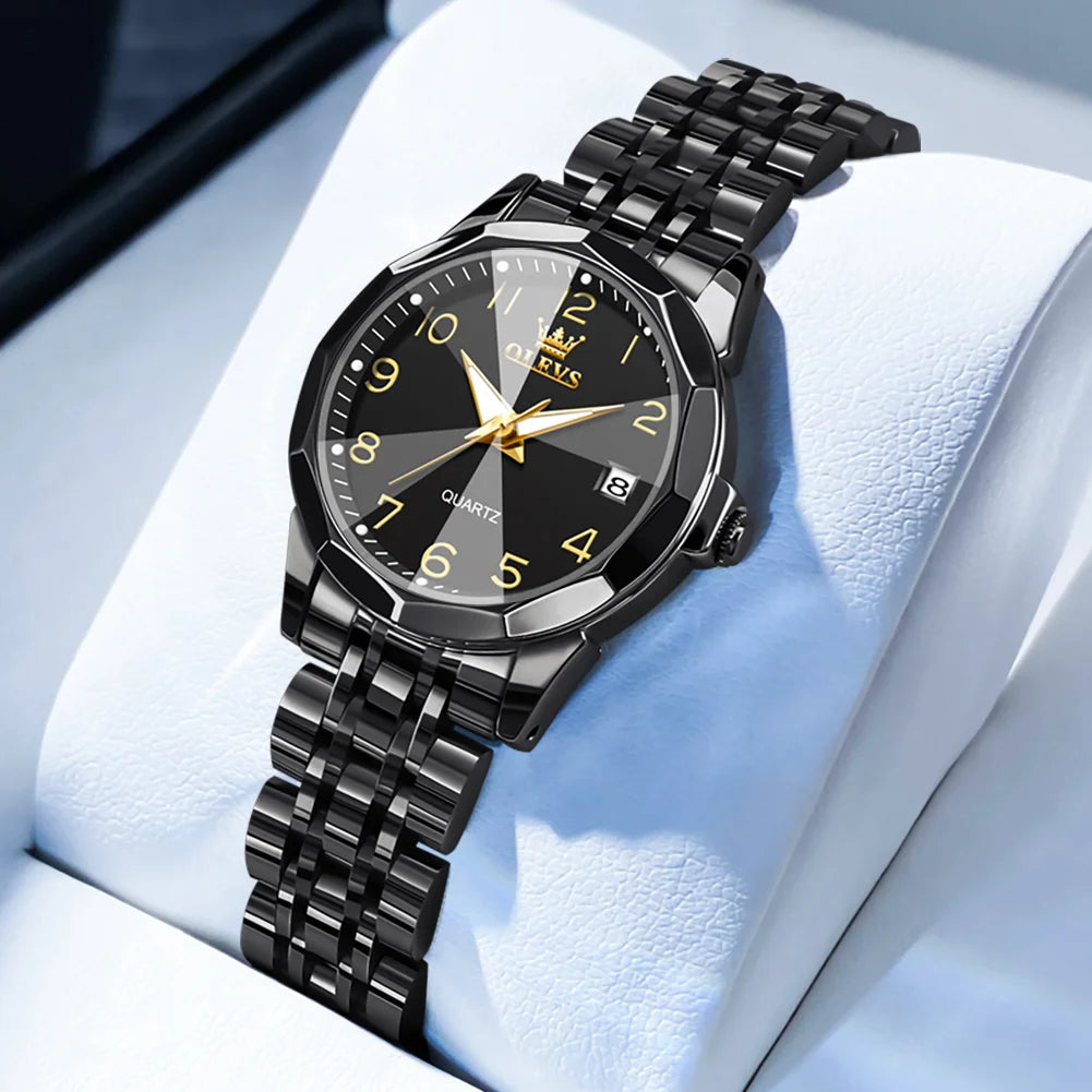 OLEVS Elegant Fashion Women's Watch - Luxury Waterproof Luminous Date