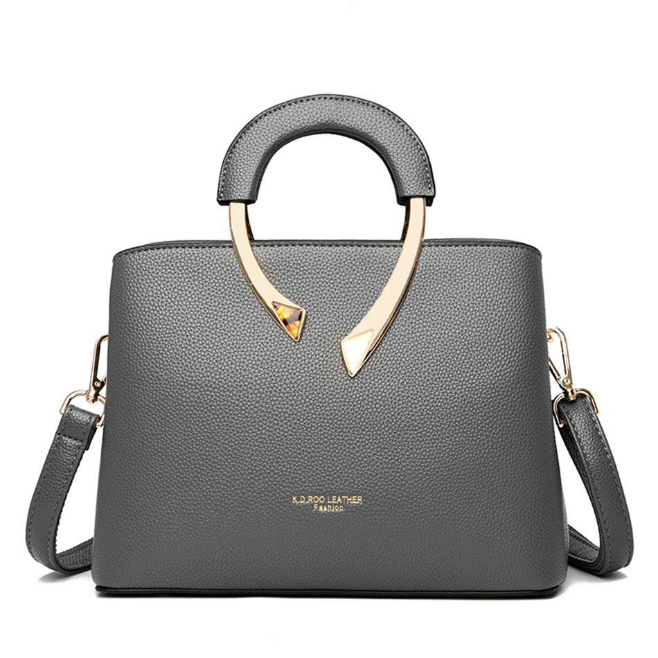 VANDERWAH Leather Tote - Designer Crossbody Shoulder Bag 2024