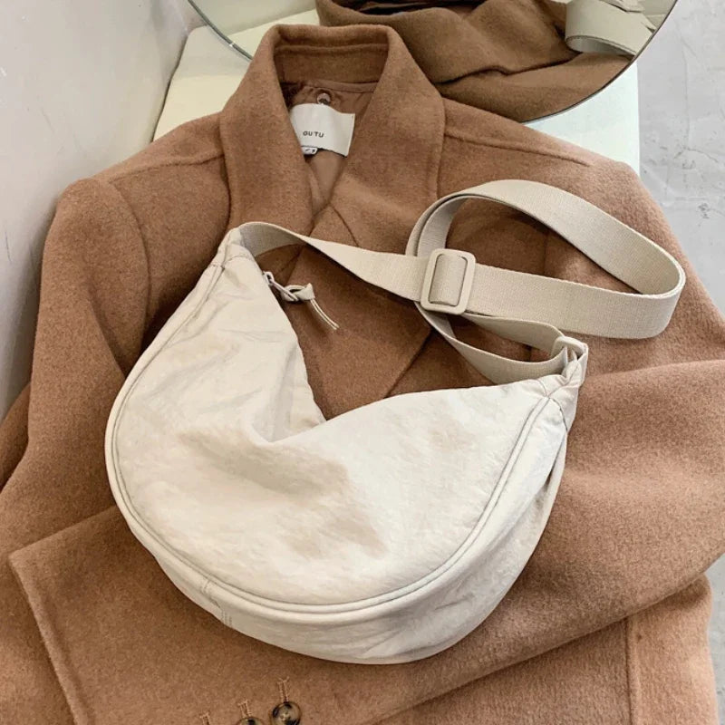 Casual Nylon Crossbody Bag for Women Designer Shoulder Bags Large Capacity Tote Lady Travel Shopper Bag Female Purses 2024