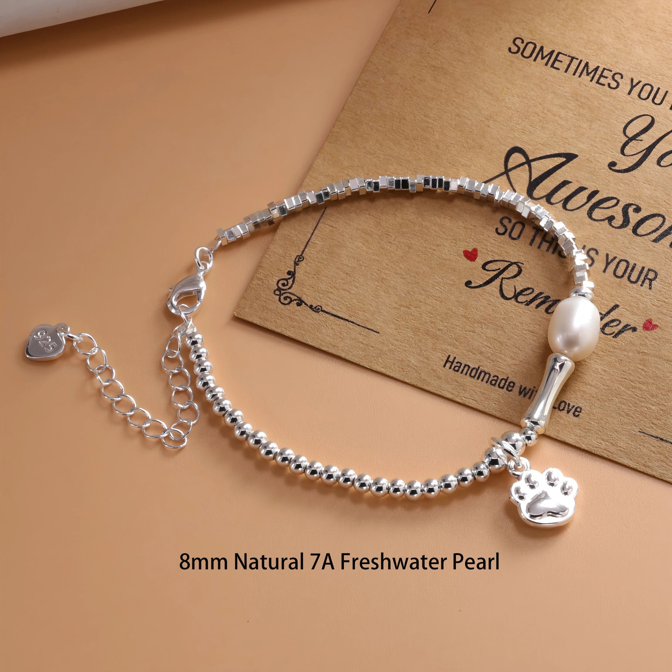 VENTFILLE 925 Sterling Silver Double Layer Pearl Bracelet for Women Girl Design Bead Korean Jewelry Dropshipping