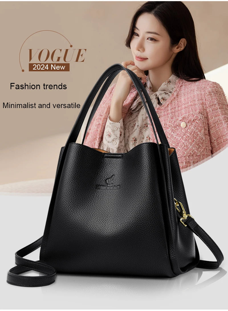 Genuine Brand Tote Bag Leather Luxury Handbags Women Bags Designer Handbags High Quality Ladies Crossbody Hand Bags for Women