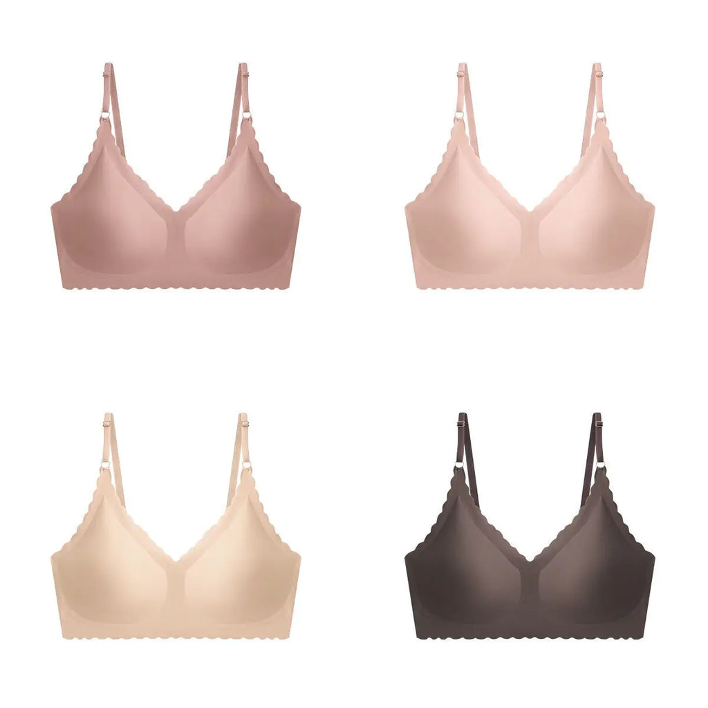 2PCS Ice Silk Seamless Bra - No Steel Ring Fitness Yoga Tank Tops