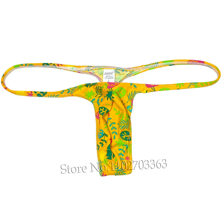 Men's Swim Thongs Micro G-string Enhance Big Pouch Underwear Male T-back Bikini Low Rise Strap Briefs Beach Quick-dry Underpants