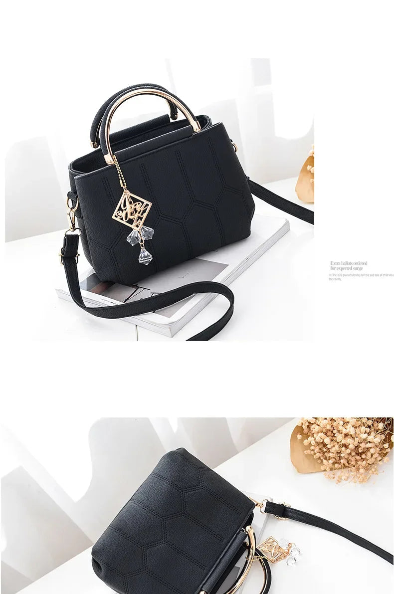 Trendy Women's Handbag Spring Summer New Style Korean Version Simple Small Square Bag Single Shoulder Bag Crossbody Bag