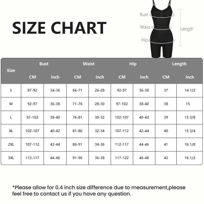 Bodysuit Shapewear - Full Body Shaper Waist Trainer Butt Lifter