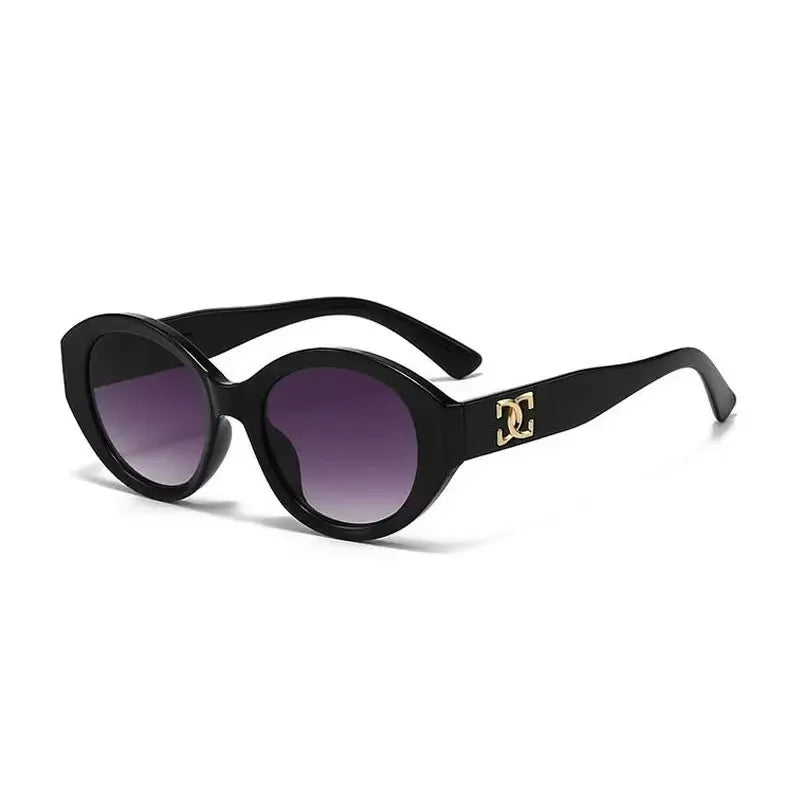 2025 Luxury Small Round Sunglasses - Unisex Designer Gradient UV400