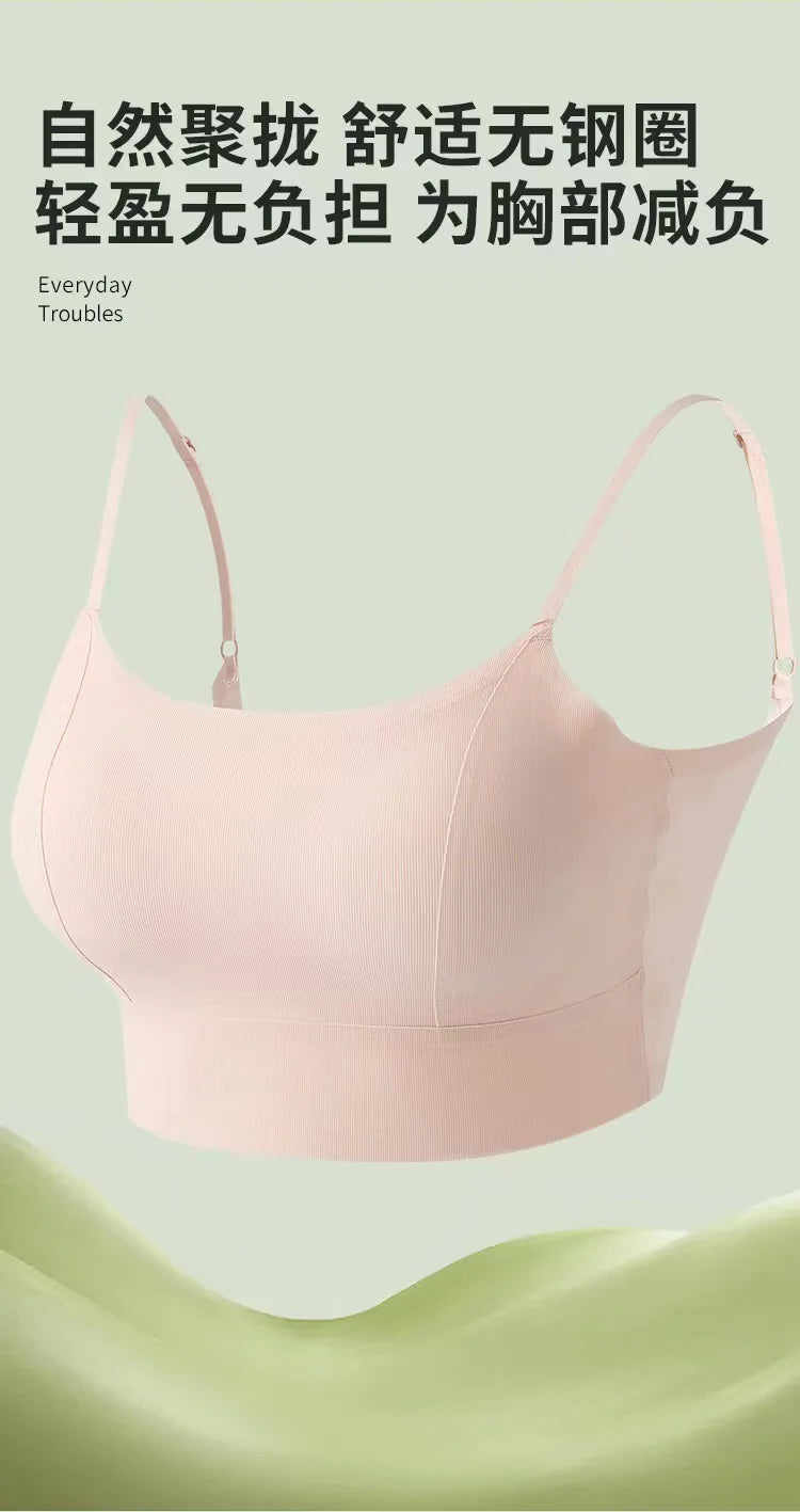 2024 Invisible Push Up Bra Backless Sexy Women Bras Low Cut Plunge Brassiere Open Back Wedding Underwear Seamless Lingerie