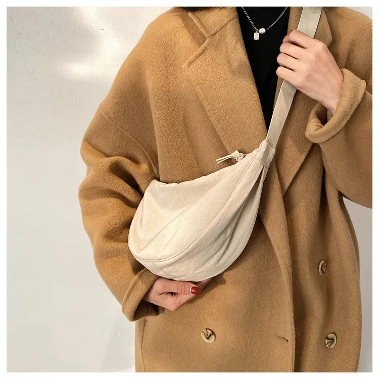 Casual Nylon Crossbody Bag for Women Designer Shoulder Bags Large Capacity Tote Lady Travel Shopper Bag Female Purses 2024
