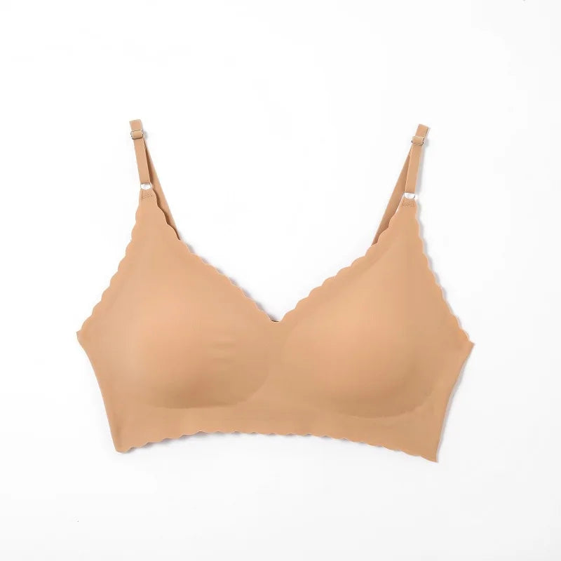 2PCS Ice Silk Seamless Bra - No Steel Ring Fitness Yoga Tank Tops