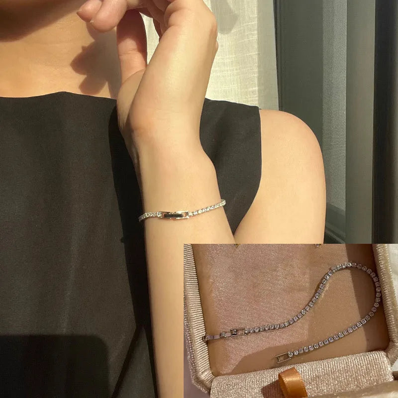 VENTFILLE 925 Sterling Silver Double Layer Pearl Bracelet for Women Girl Design Bead Korean Jewelry Dropshipping