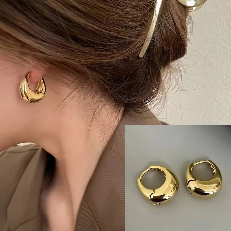 VENTFILLE 925 Sterling Silver CZ Star Moon Asymmetric Hoop Earrings for Women Girls Gold Silver Color Party Jewelry Gifts