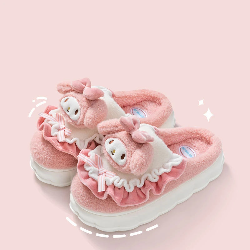 Super Cute Kawaii Character Slippers - Indoor Anti-Slip Cartoon Slides