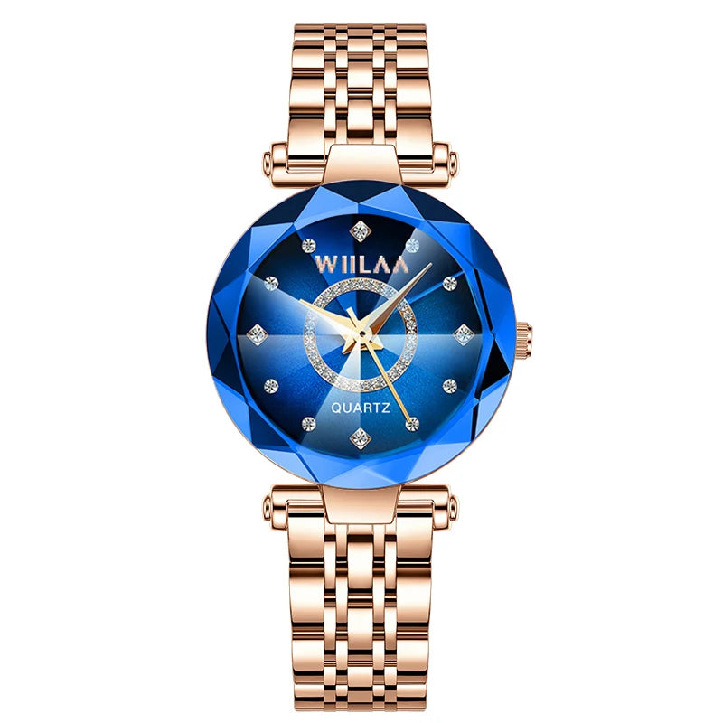 Women Watches 2025 Top Luxury Brand Rhinestone Elegant Ladies Watches Gold Clock Wrist Watches For Women relogio feminino