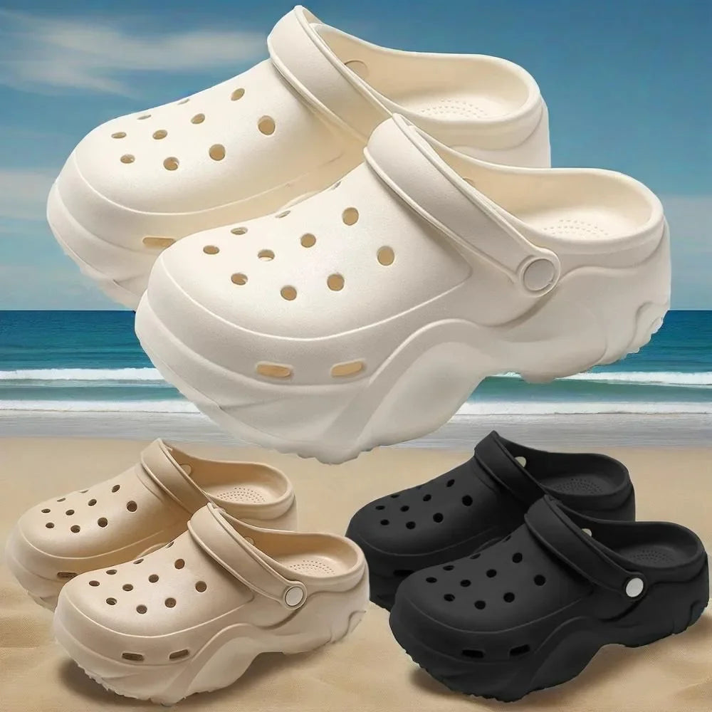 Women's DIY Silver Butterfly-Knot Clogs - Multi-Season Fashion Garden Shoes