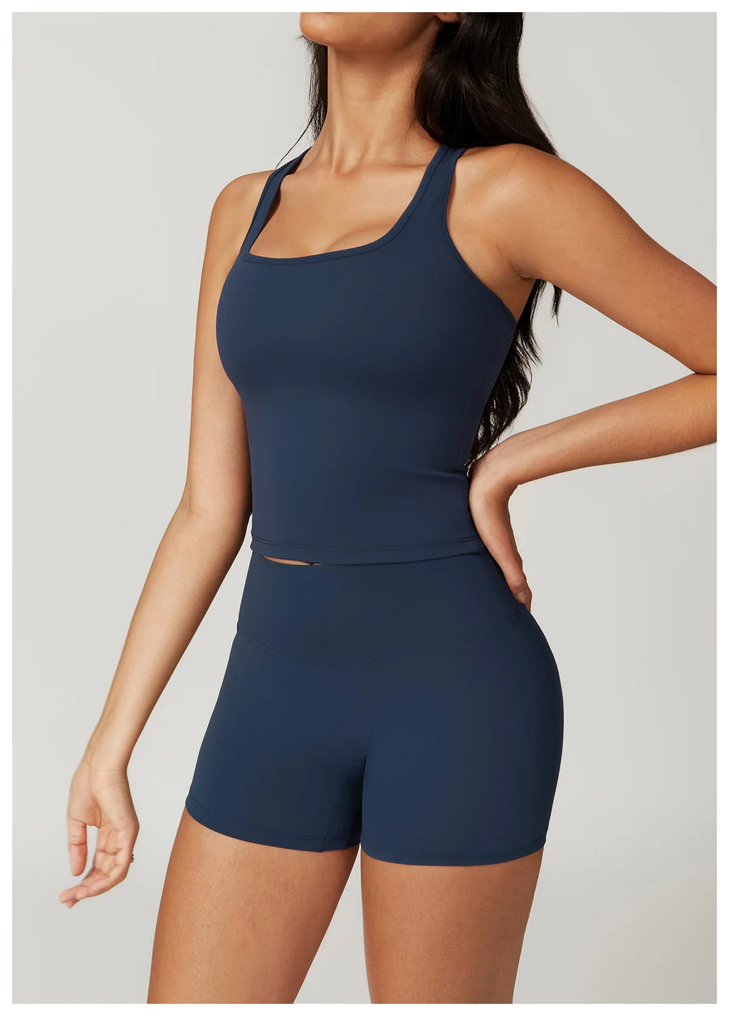 BIANHUI Gym Clothes Woman Brushed Cotton Racerback Sports Vest for Women Tight-Fitting Quick-Dry Casual Fitness Top Yoga Wear