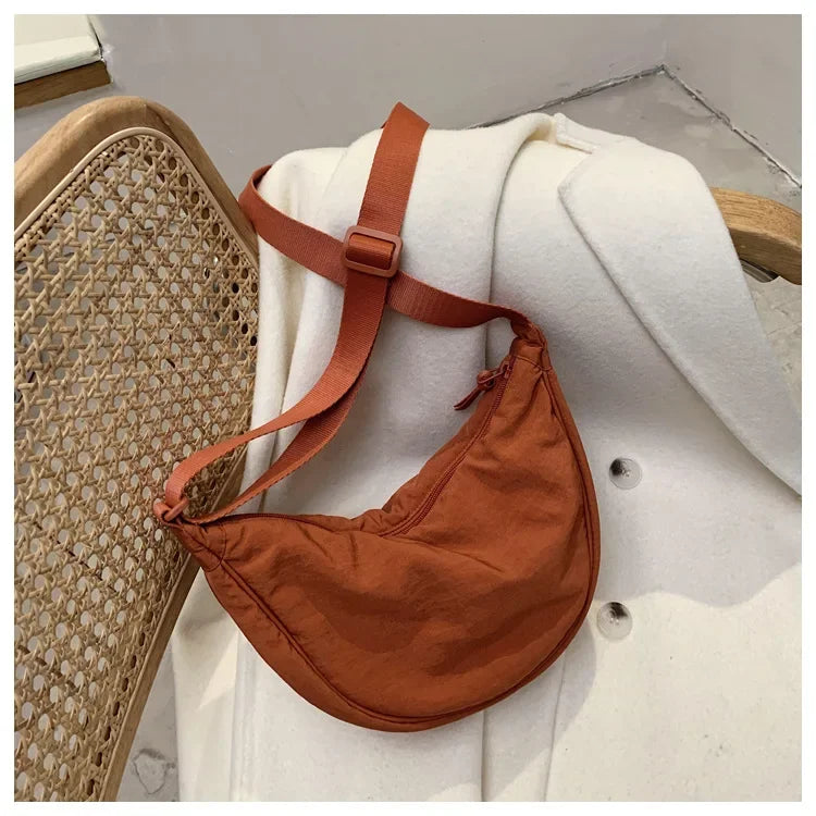 Casual Nylon Crossbody Bag for Women Designer Shoulder Bags Large Capacity Tote Lady Travel Shopper Bag Female Purses 2024