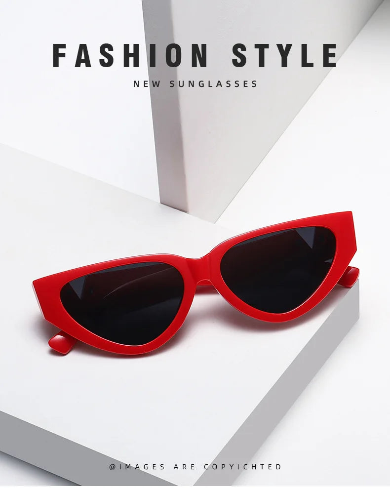 Luxury Glamour Cat Eye Designer Sunglasses - Fashion V Runway UV400