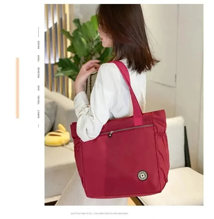 Waterproof Oxford Duffle Bag Large Capacity Women Travel Bags Shoulder Bag Valise Bolsa De Viagem Women's Handbags Shopping Bags