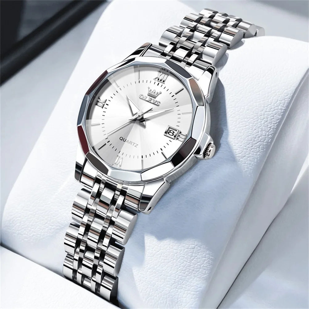 OLEVS Elegant Fashion Women's Watch - Luxury Waterproof Luminous Date