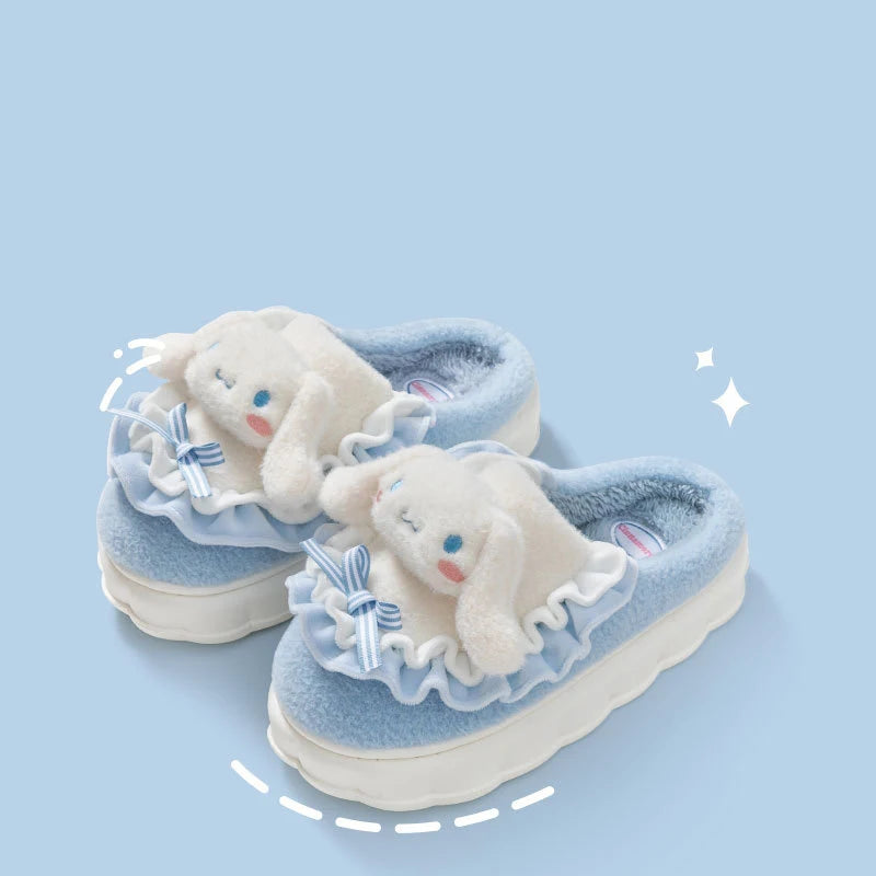 Super Cute Kawaii Character Slippers - Indoor Anti-Slip Cartoon Slides