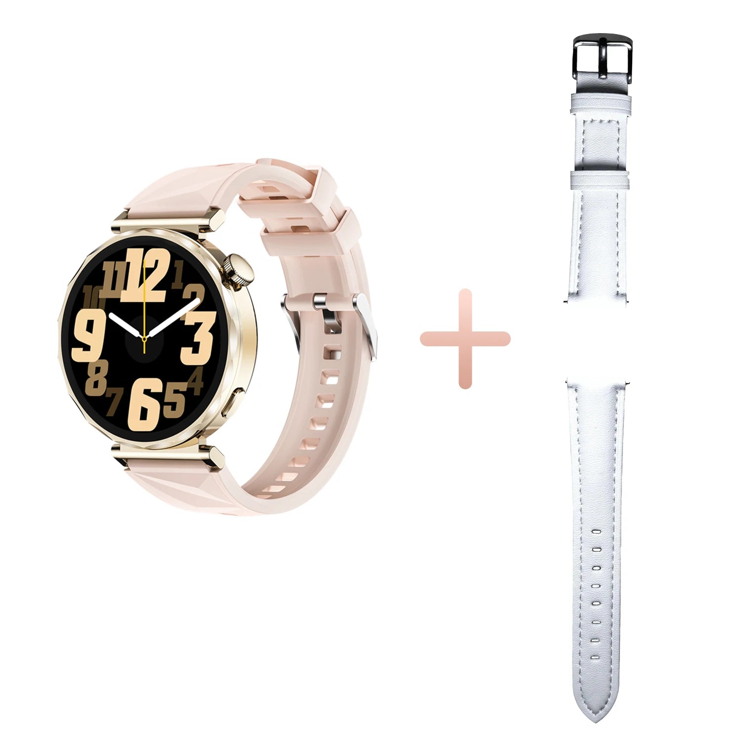 GT5 Mini Smart Watch for Woman IP68 Waterproof 1.32" IPS Screen Make/Receive Calls Message Sleep Tracking Sport Modes Smartwatch