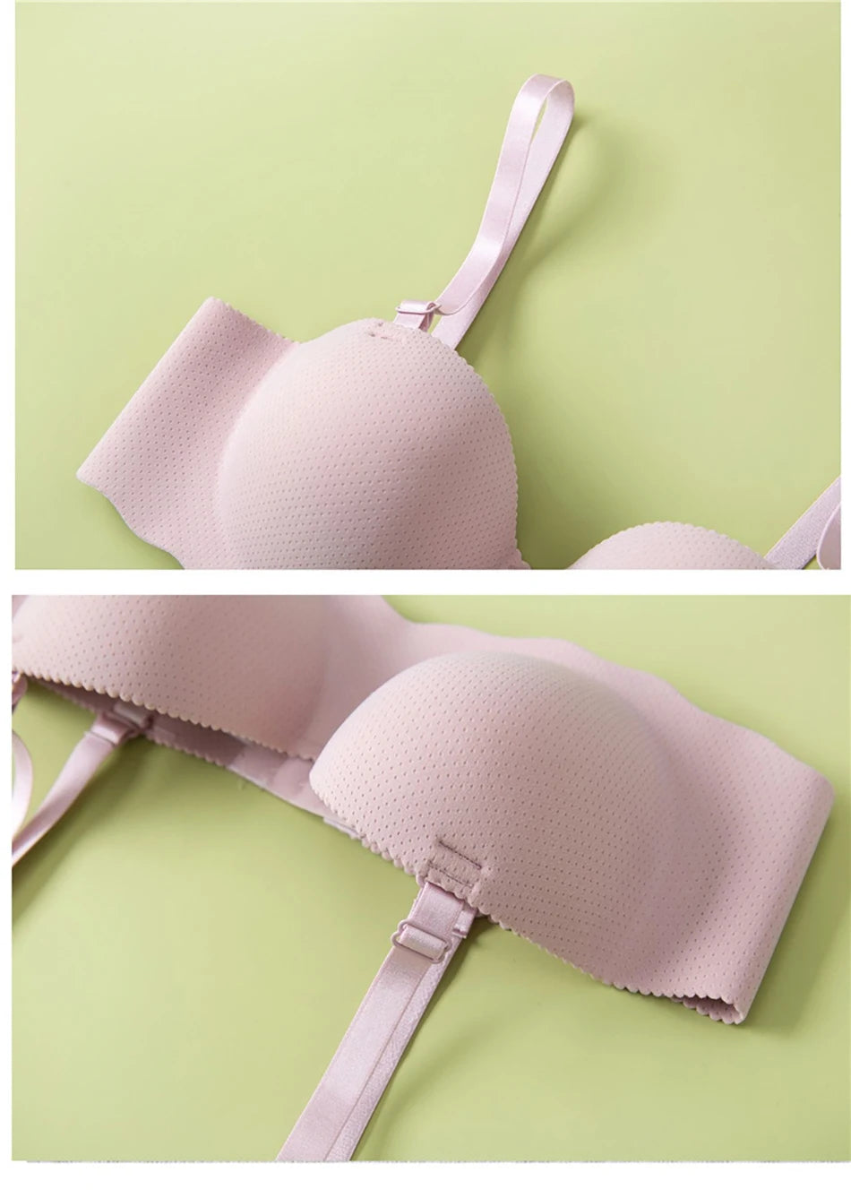 Girls Seamless Bra - Comfort Breathable Removable Strap